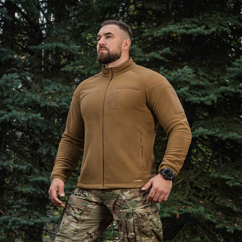 Кофта M-Tac Combat Fleece Polartec Jacket Coyote Brown Фото 3